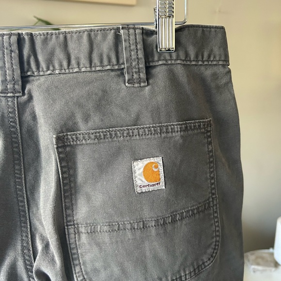 Carhartt Rugged Flex Work Men's Charcoal Cargo Pants - Picture 3 of 8